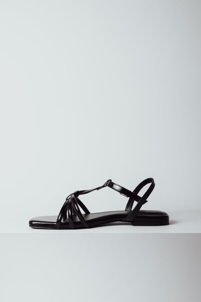 Luna Loop Black Vegan Sandals