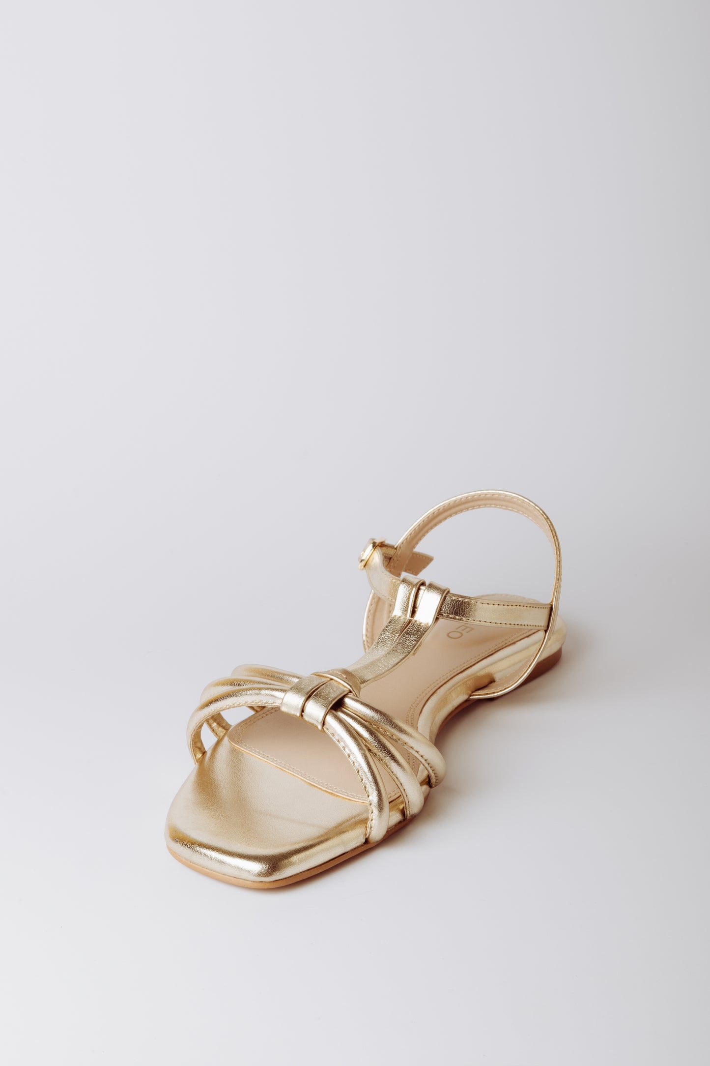 Luna Loop Gold Vegan Sandals