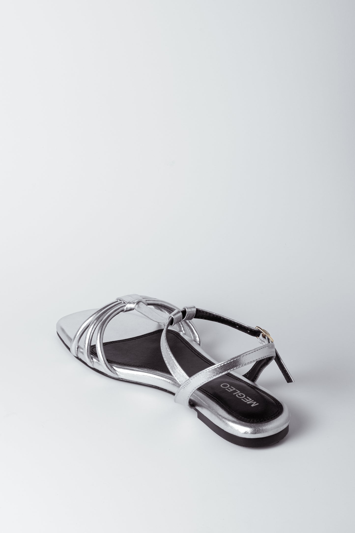 Luna Loop Silver Vegan Sandals