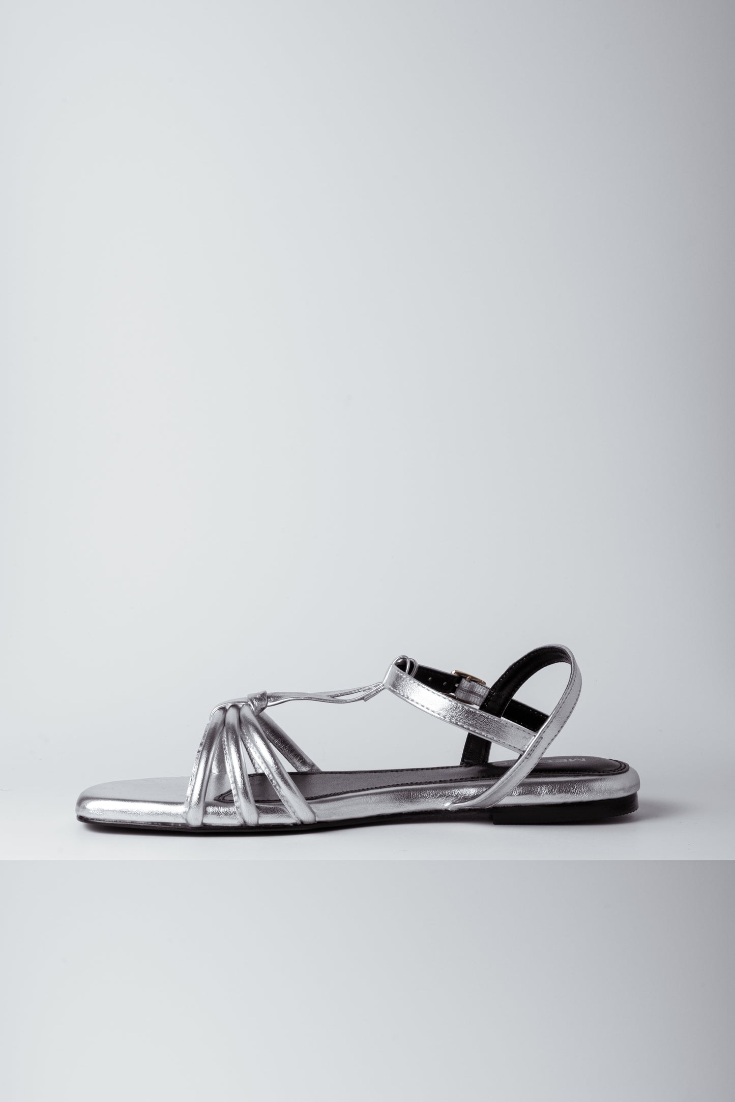 Luna Loop Silver Vegan Sandals